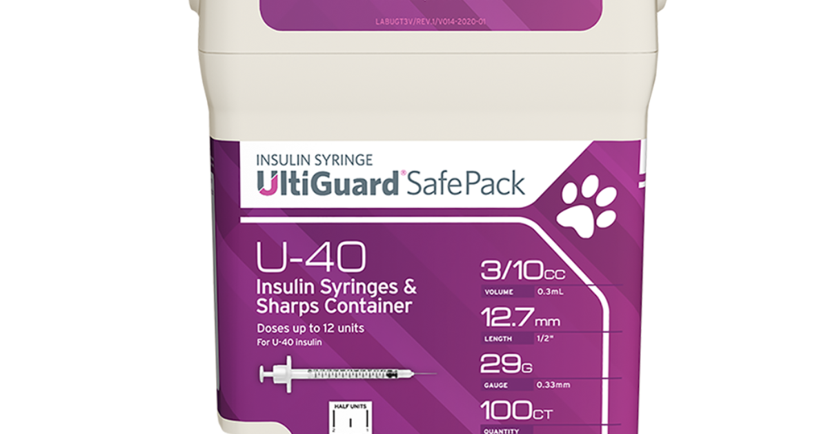 U40 top insulin needles